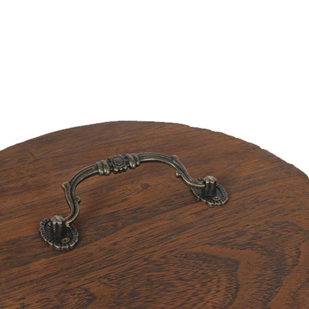 Wooden tea leaf barrel W/ Metal Latch W/ LidTo Vintage Anti Dirty 1L Quality