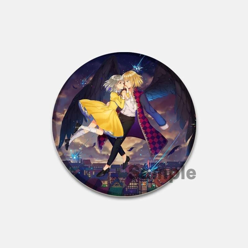 58 мм Ghibli Studio брошь мультфильм «Ходячий замок Хаула» значки для косплея эмалированные булавки коллекция нагрудник для рюкзаков декор одежды
