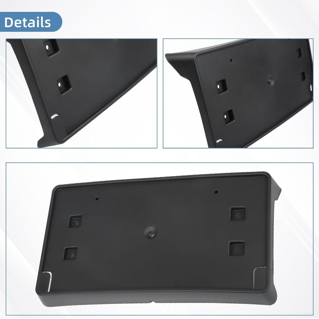 Replacement For Front Bumper License Plate Frame Bracket 2018-2024 Jeep Wrangler JL Gladiator JT ONLY For Plastic Bumper 68293738AA CH1068167