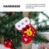 8 наборов Рождественский набор DIY Материал для рукоделия из фетра Для детей Ручная работа Украшение Шитье Образовательный Декор Рождественской вечеринки