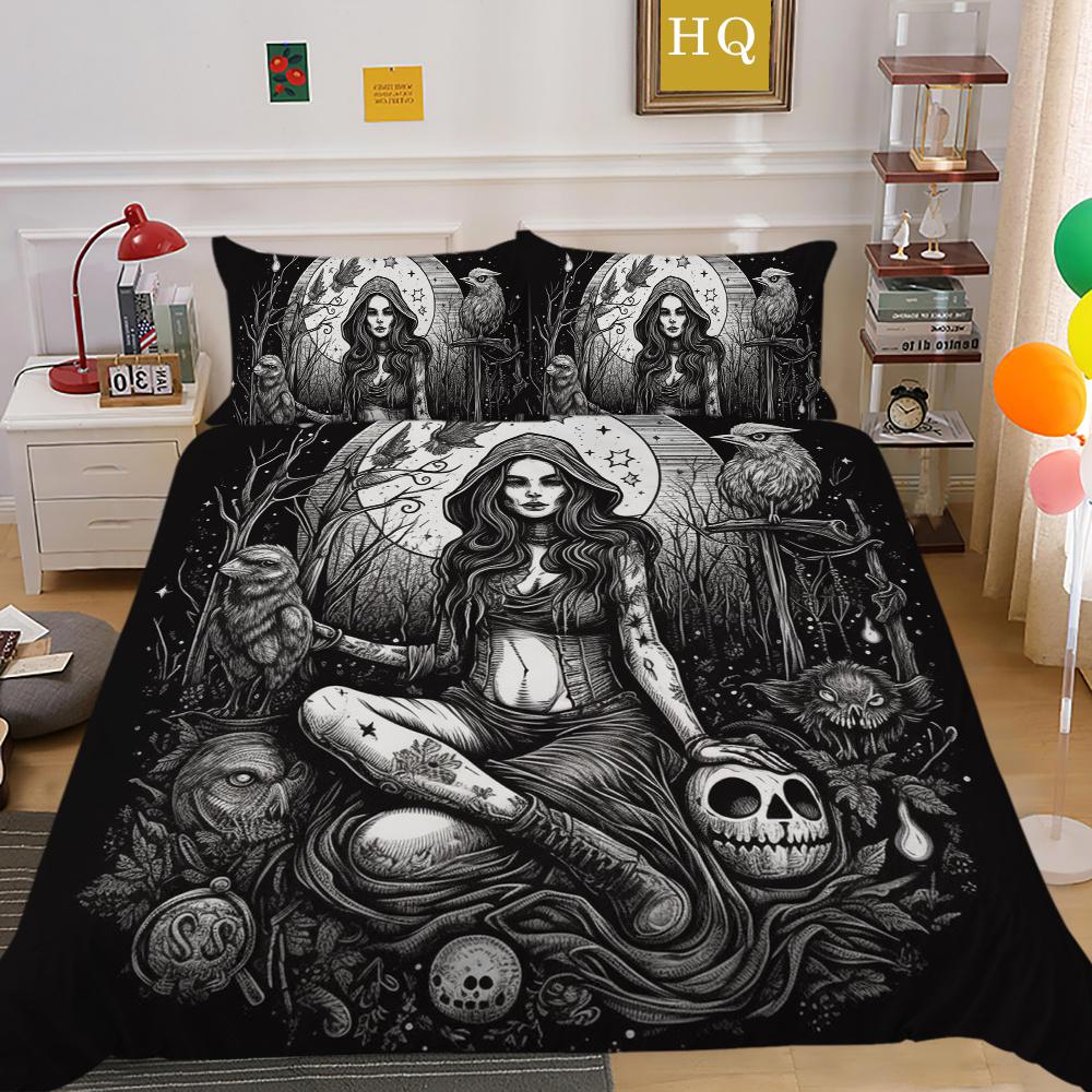 Покрывала с 3D-красотой и принтом черепа, двойной размер, полиэстер для мальчиков, крутой модный высококлассный мягкий домашний текстиль