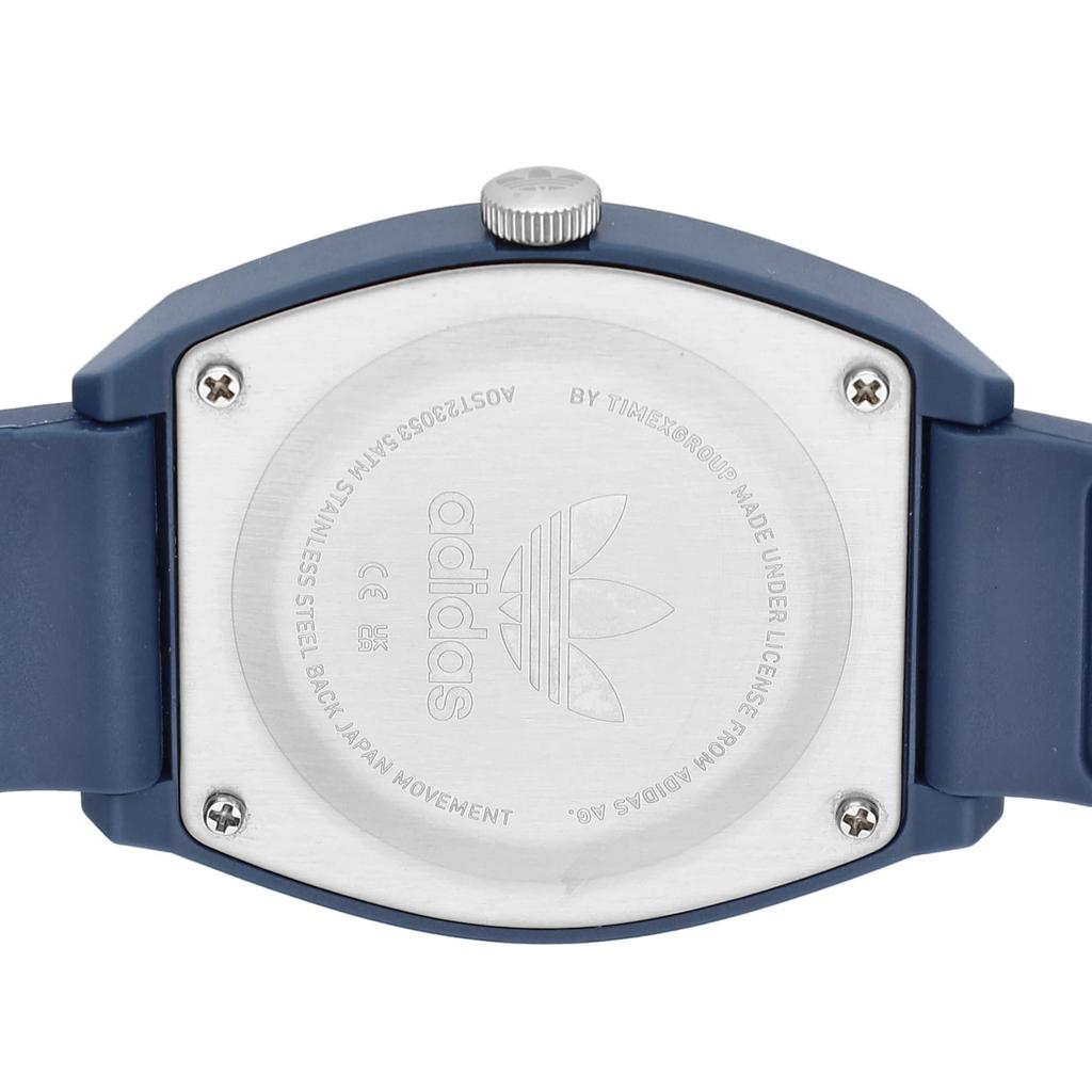 Оригинальные часы PROJECT TWO GRFX Project Two Graphic Blue Dial Resin Windshield Quartz 5 ATM Waterproof 36MM China Watch AOST23053 [Adidas Swatch]