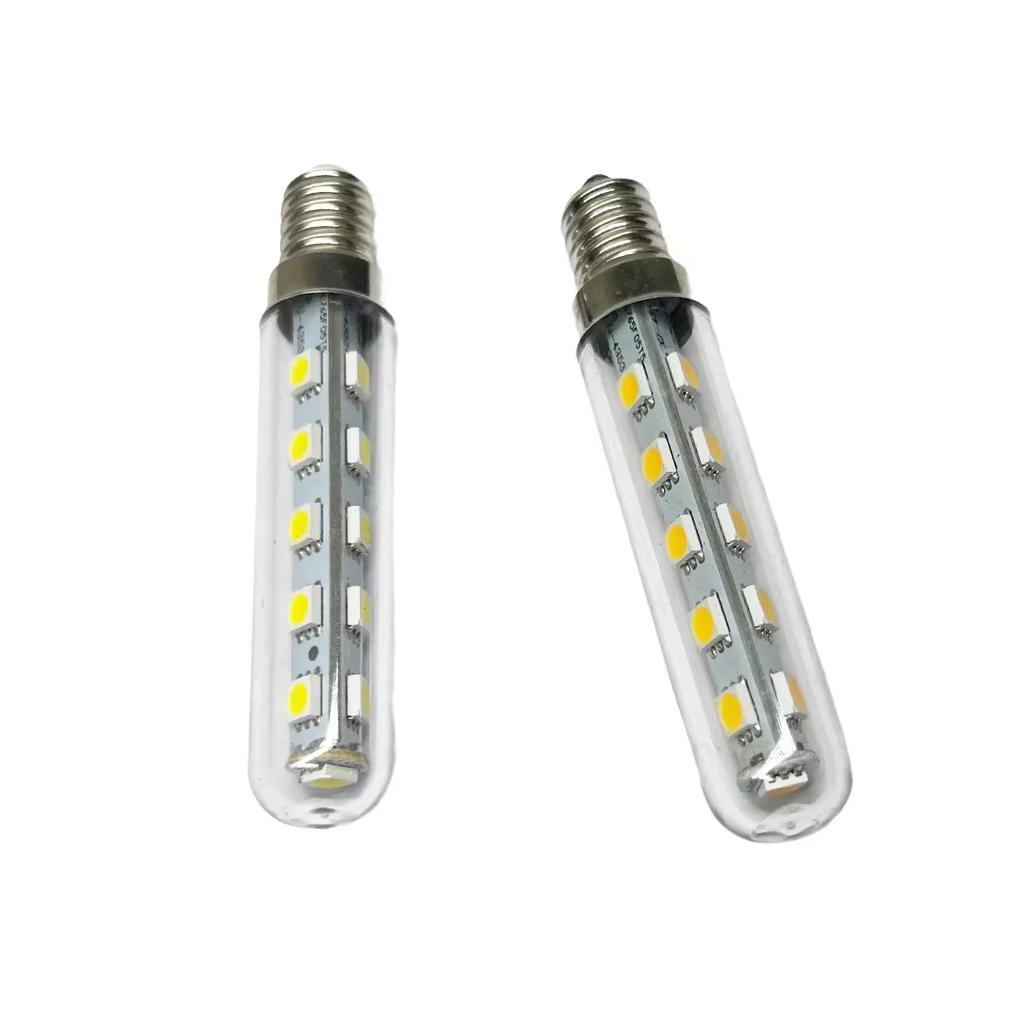 E14 3W AC 220V LED Bulbs SMD 5050 Refrigerator Light T18 Freezer Gallery Light Warm White And Cold White Lighting Ultra Bright!