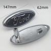 Автомобильная наклейка 1 шт. 3D синяя для Ford, передний капот, значок на капот, задний бампер, багажник, крышки руля, наклейка, значок D