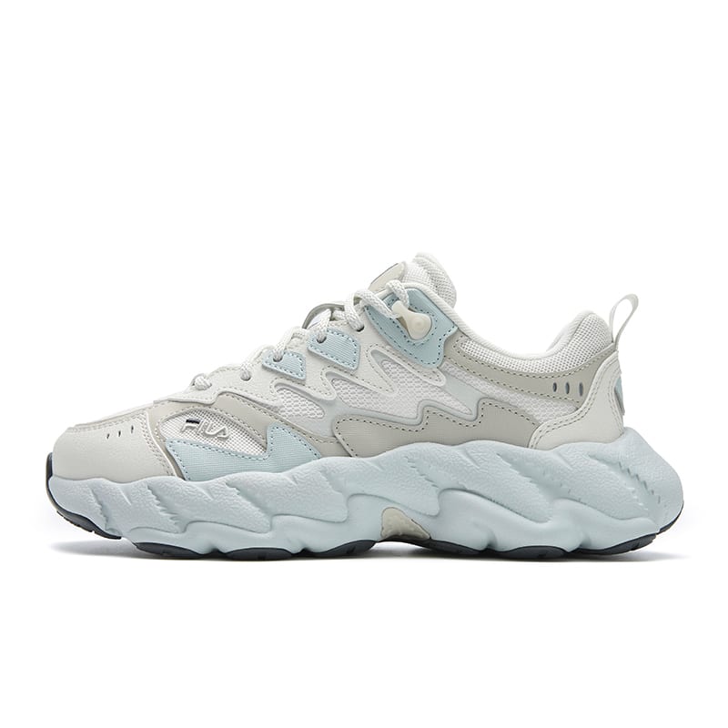 Fila Кеды Fern 2 Устойчивые к истиранию, Дышащие, Легкие, Низкие, Повседневные, Женские, Бело-серые F12W541135FCR