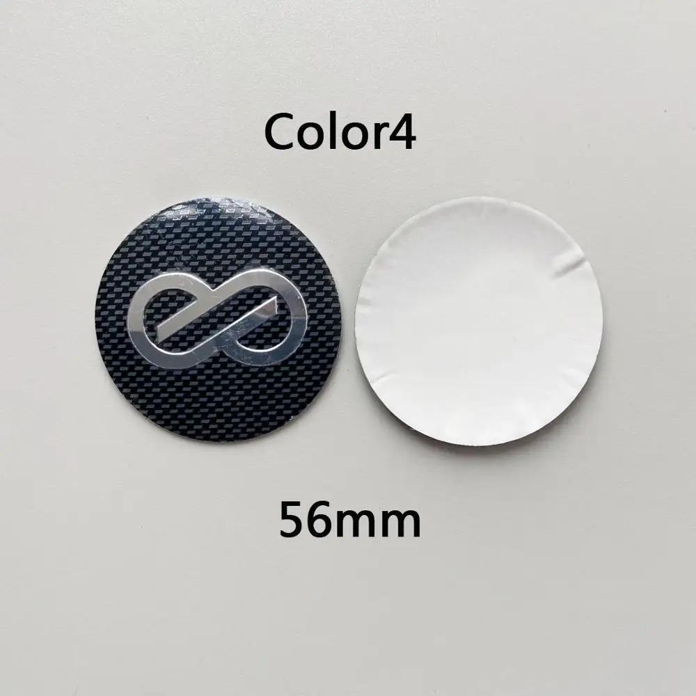 4pcs/lot 45mm 56mm 65mm Car Wheel Center Hub Cap Badge Stickers