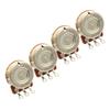 Bass Knob Tuning Copper Shaft Potentiometer Short Shaft 3/8" Threaded Guitar Potentiometers Brass