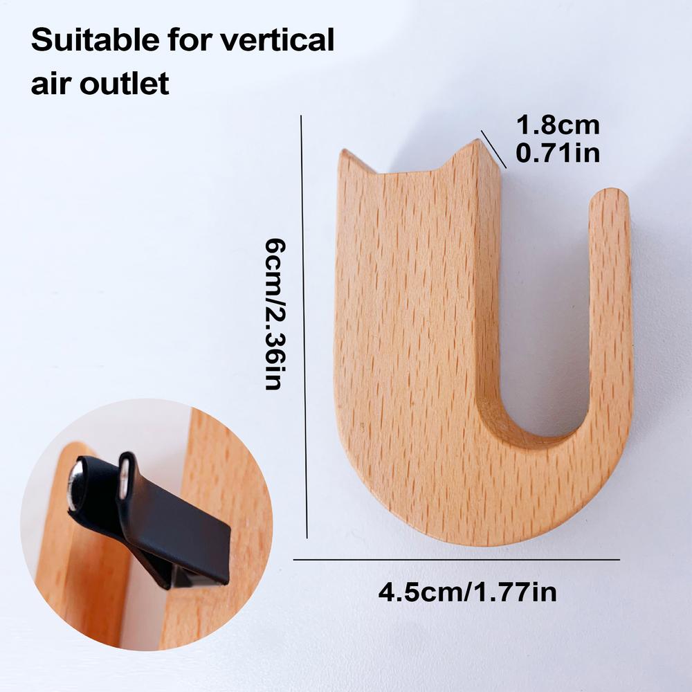 Автомобильная ваза для цветов, клипса на воздуховод, стеклянная подставка для размножения растений, деревянный автомобильный эстетический декор интерьера для седана