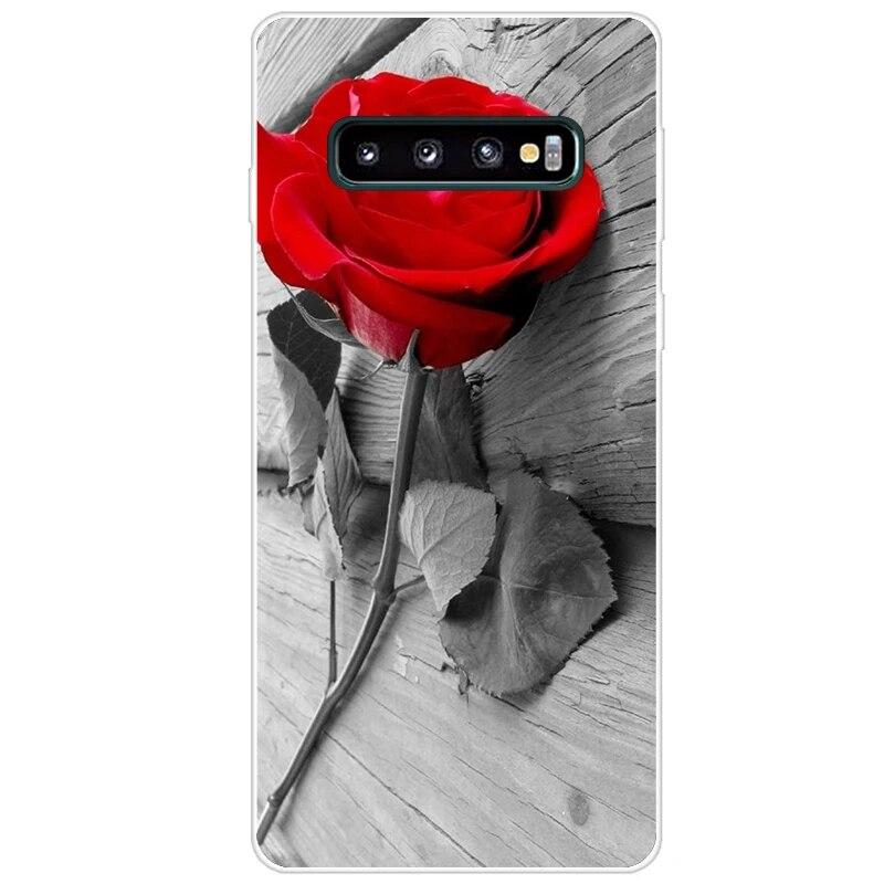 Новейший чехол из ТПУ с принтом для Samsung Galaxy S10 S10 + чехол для телефона Samsung S10 Plus S10e, задняя крышка, бампер Fundas Coque