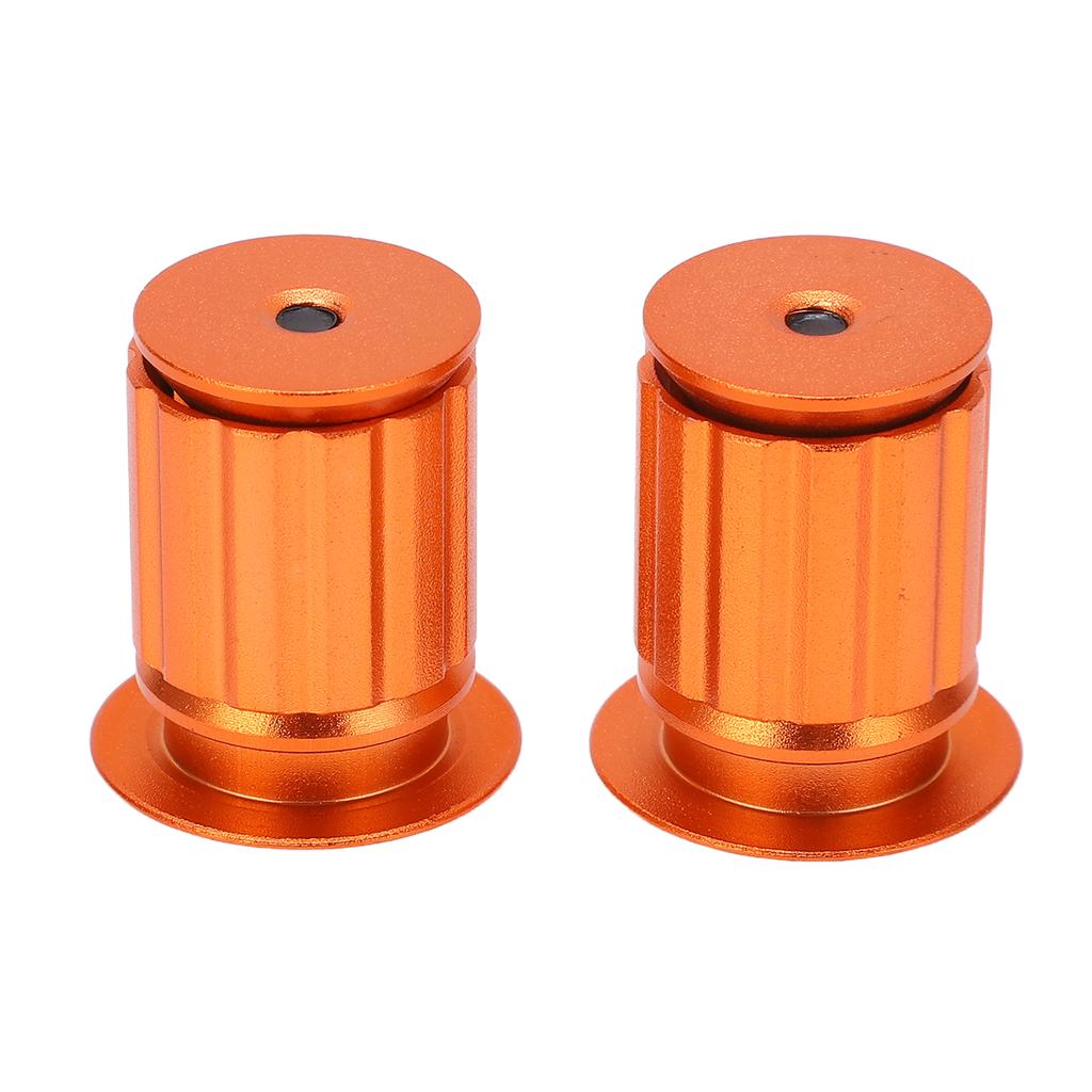Bike Handlebar Plug Bike Expansion Locking Handlebar Block Aluminum Handlebar End CapOrange