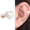 14K Gold-Filled Pin Aurora Acrylic Heart Piercing (S11628406)