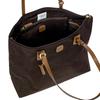Tote Commuting Business Beautiful A4 Size Inner Pouch Large 89255 Brown [Brix] Bag, Tote, Tote, Storage, Capacity, No.89255 Women's