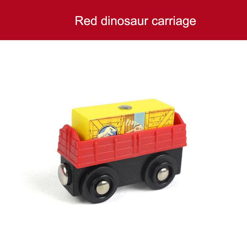 Деревянный магнитный поезд игрушечный локомотив деревянная железнодорожная машина аксессуары игрушки для детей подарки Fit Wood Biro Thomas Tracks