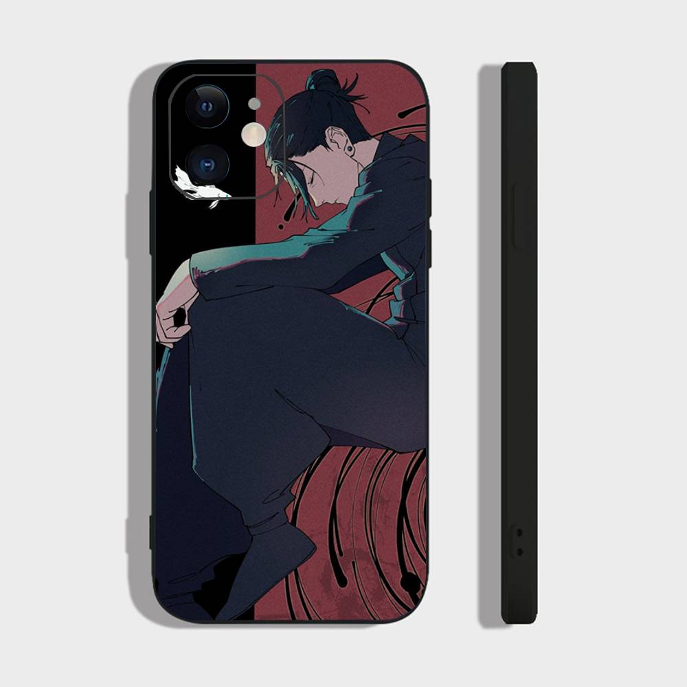 Jujutsu Kaisen Geto Suguru Phone Case For IPhone 17 Air 16 15 14 13 Pro Max 11 12 Black Silicone Cover