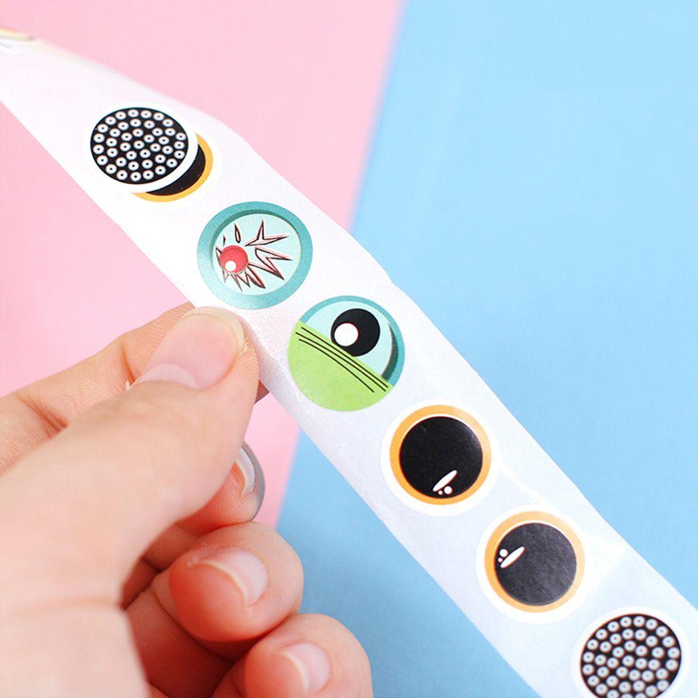 Children Birthday Gifts Cartoon Animal Eyes / Nose / Mouth Stickers Educational Toys Glue Stickers
