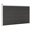 VidaXL Garden Fence Garden Barrier Terrace Fence Outdoor Fence Panel Backyard Privacy Screen WPC 49075