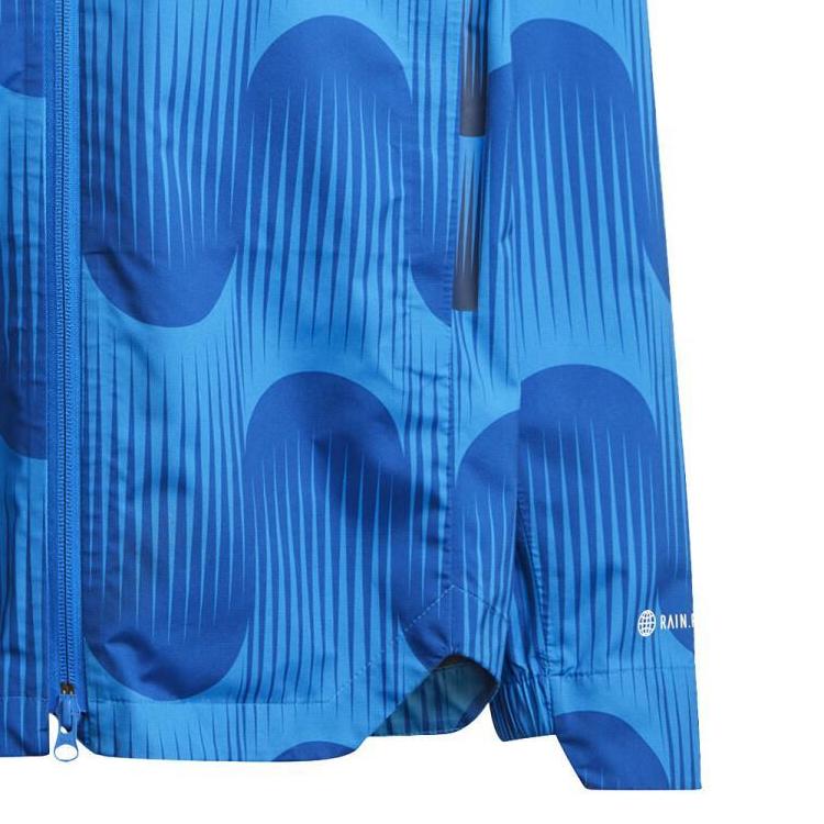 adidas 2022-23 Lifestyler MyShelter Куртка на молнии со стойкой, удобная, мужская, куртки, синяя, HE8899