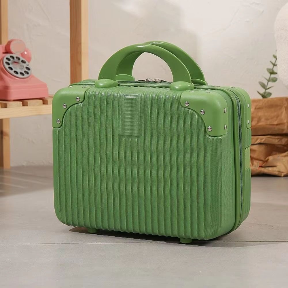 Сумочка Мини Ручной Чемодан Косметичка Багаж Дорожная Коробка с Ремнями 14 Дюймов Косметичка Дорожная