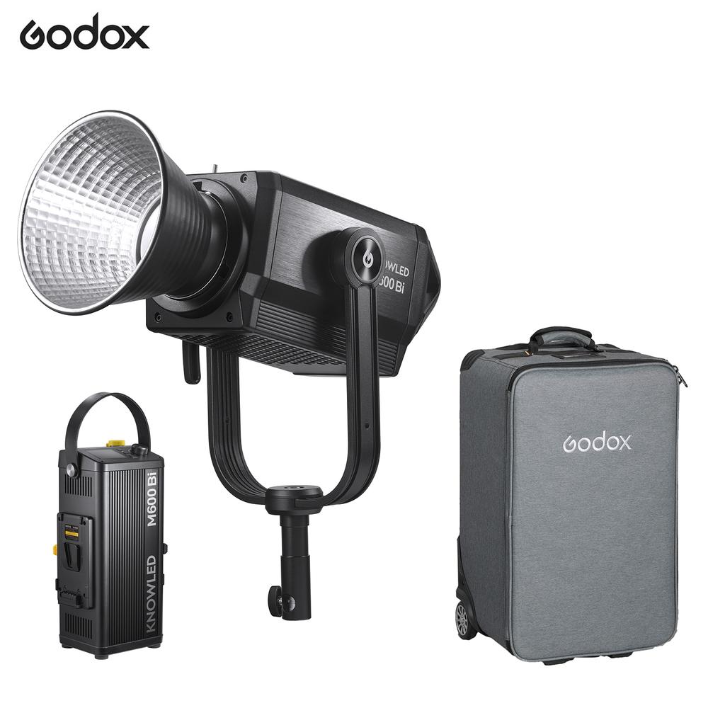 Godox M600Bi 750 Вт Студийный светодиодный светильник для видеосъемки, заполняющий свет для фотографий, 2800K6500K, регулируемая яркость, 21 освещение FX