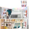 Large Acrylic Straw Holder For Cabinets With Adhesive Backing, Reusable Glass Straw Storage Box For Kitchen Counter Cabinet Doors