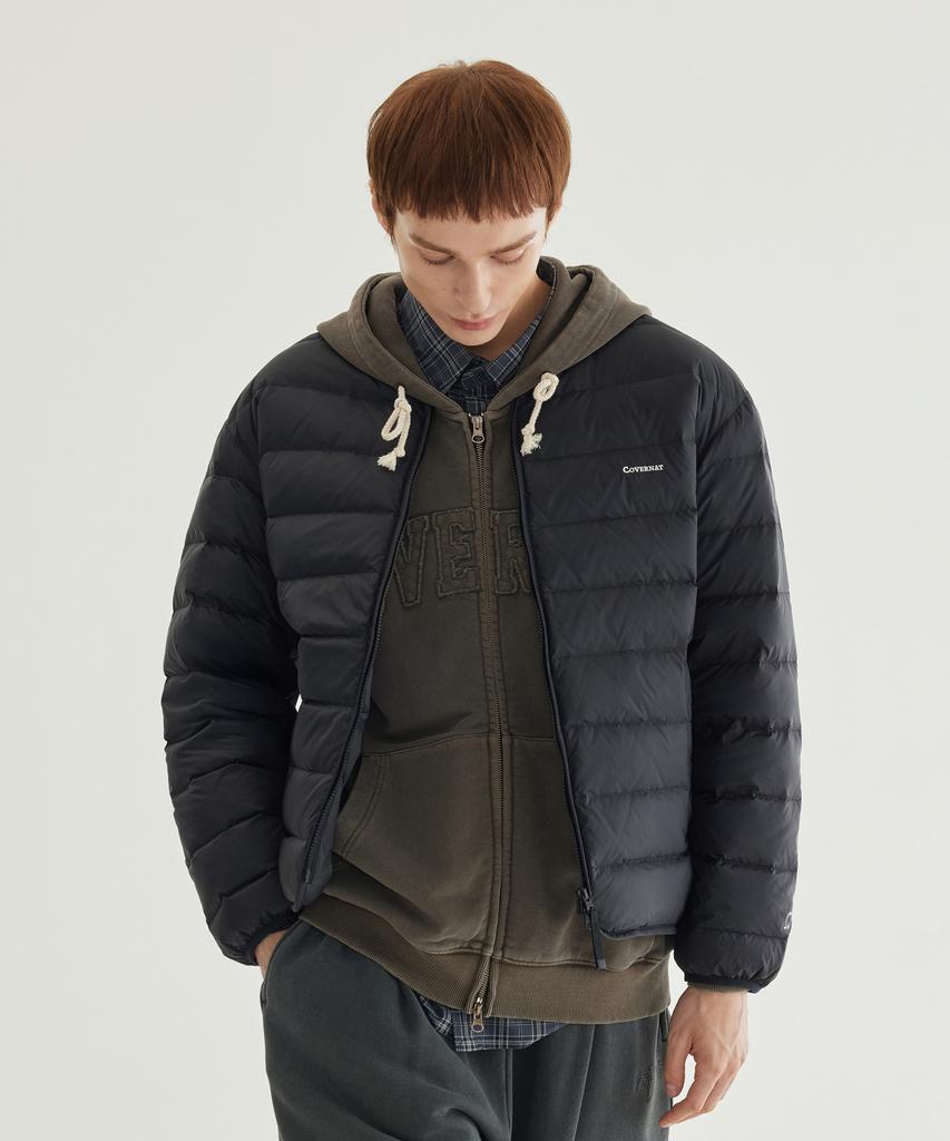 Covernat Cover Light Collarless Down Black