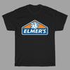 Мужская черная футболка Elmer's Glue Размеры от S до 3XL Унисекс футболка