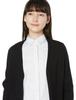 Amazon Essentials Lightweight Knit Open Size 2XL Women's Cardigan, Front, Black,