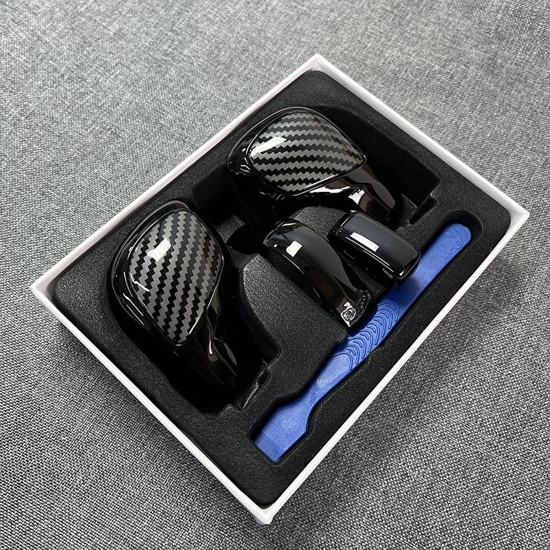 Текстура углеродного волокна, ручка переключения передач DSG, боковая крышка, эмблема DSG для VW Golf 6 Golf 7 R GTI Passat B7 B8 CC R20 Jetta MK6