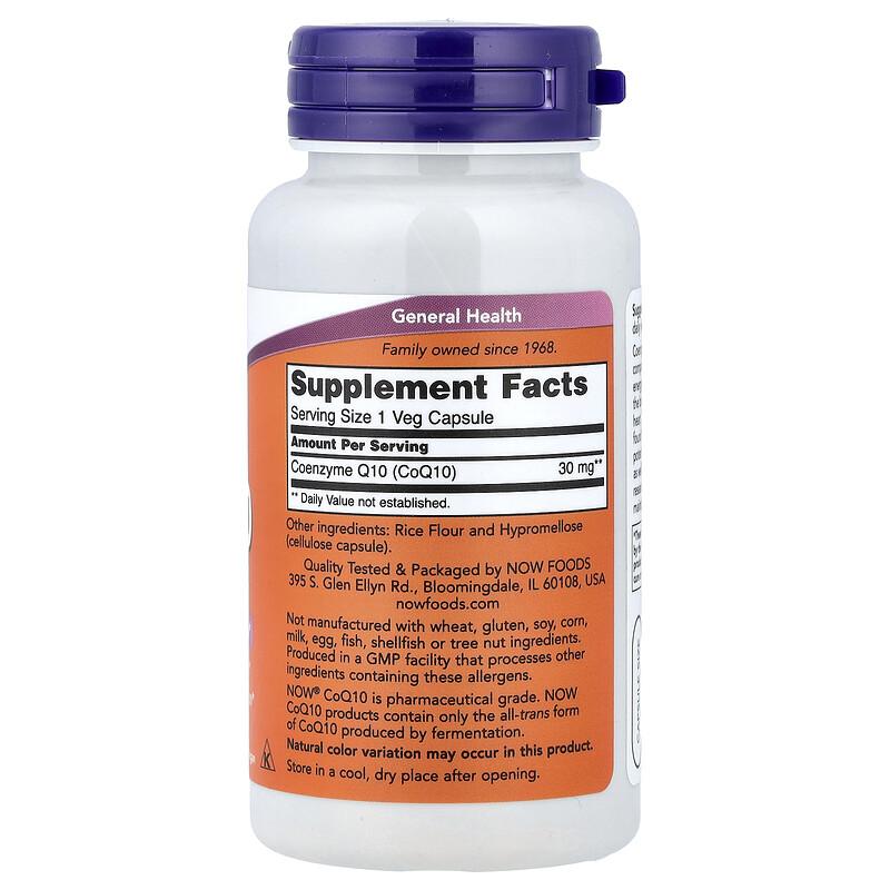 CoQ10, 30 mg, 60 Veg Capsules