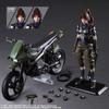 SQUARE ENIX Final Fantasy VII Remake PLAY ARTS Kai Jessie Bike SET ПВХ окрашенная подвижная фигурка и