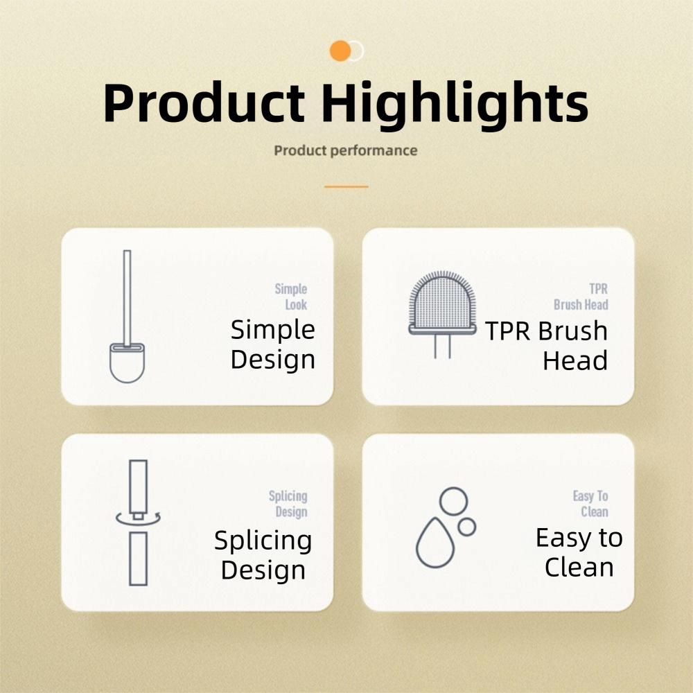 Силиконовая щетка для чистки с длинной ручкой, настенный артефакт для ванной комнаты, чистка туалета