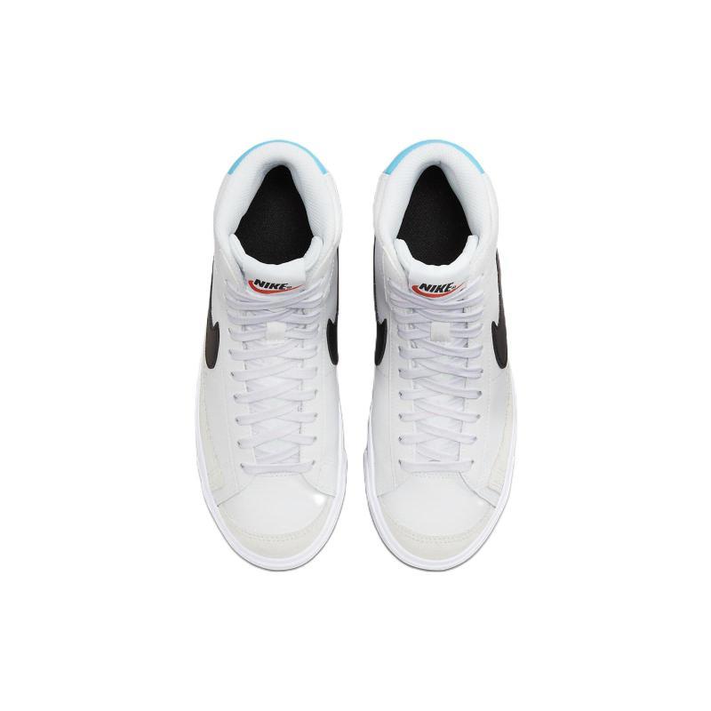 Nike Кроссовки Blazer Mid White Black Photo Blue GS DA4086-108