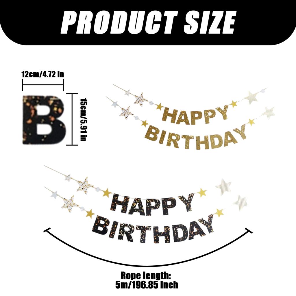 Баннер с днем рождения Украшения на день рождения для вечеринки по случаю дня рождения Украшения на день рождения Знак с днем рождения