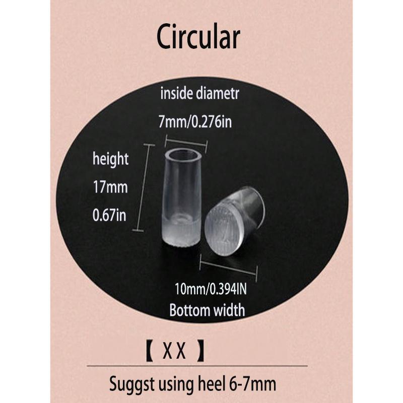 1 пара протекторов для высоких каблуков, сменные набойки для шпилек, тихие полоски против шума, износостойкая накладка для ремонта каблука, защита подошвы
