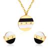 [Shell Necklace And Earrings Set Korean Elegant Personality Versatile Jewelry Accessories]