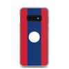 Coque Téléphone - Samsung - Galaxy S22 - Drapeau Laos - Souple - Multicolore