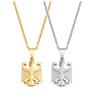 Fashionable and Unique Stainless Steel Eagle National Emblem Pendant Necklace