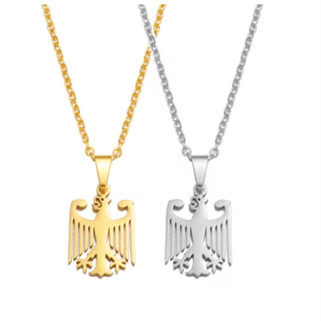 Fashionable and Unique Stainless Steel Eagle National Emblem Pendant Necklace