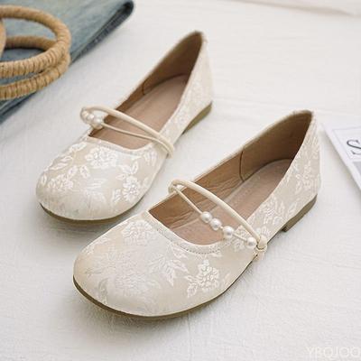 Весенне-летний стиль нежная красивая туфля-лодочка с неглубоким вырезом для женщин простая удобная универсальная на плоской подошве