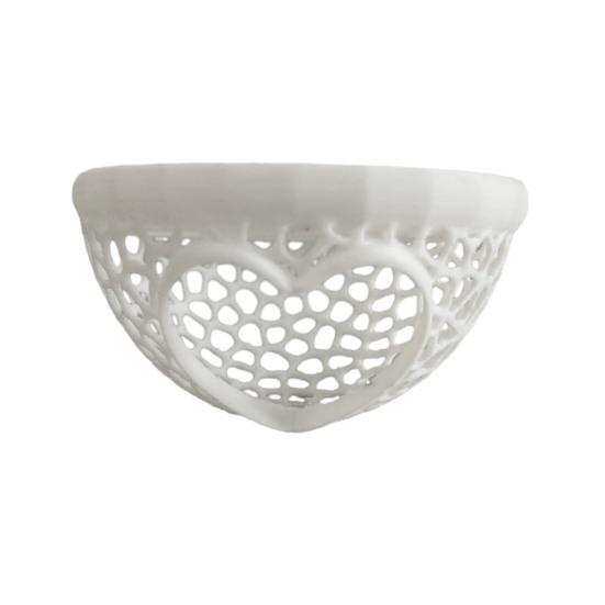 Плавающий Лежак для Рыбок Бетта Полый Любовное Сердце Место для Отдыха Рыбок Пещера Укрытие Игрушка Укрытие Обогащение Декор для Аквариума Аксессуары для Аквариумов