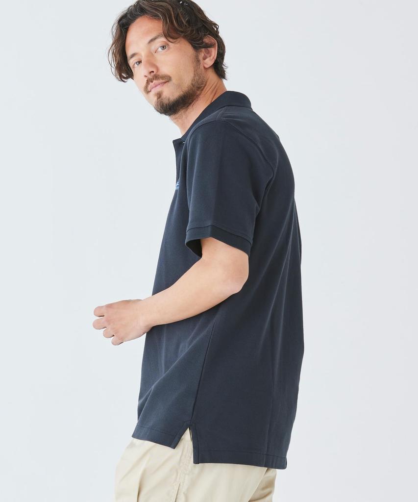[L.L.Bean] Мужская рубашка-поло Premium Double L, с коротким рукавом, вышивка логотипа Katahdin, японский крой, размер S, темно-синий винтажный индиго 0URQ427002