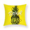 Boho Room Aesthetic Summer Green Pillowcase Cartoon Pineapple Decorative Pillow Bed Sofa Throw