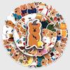 50 милых корейских наклеек-медведей с перцем-хурмой для DIY-декора телефона