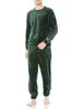 Fruit of the Loom Пижамный Боа Домашний Топ и Мосс Размер L Комплект, Комплект, Низ, Зеленый,