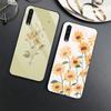Чехол с цветочным рисунком для Samsung Galaxy A52 A71 A72 A70 A73 A53 A13 5g A03 A22 A21s A03 Core A42, чехол из закаленного стекла Capinha