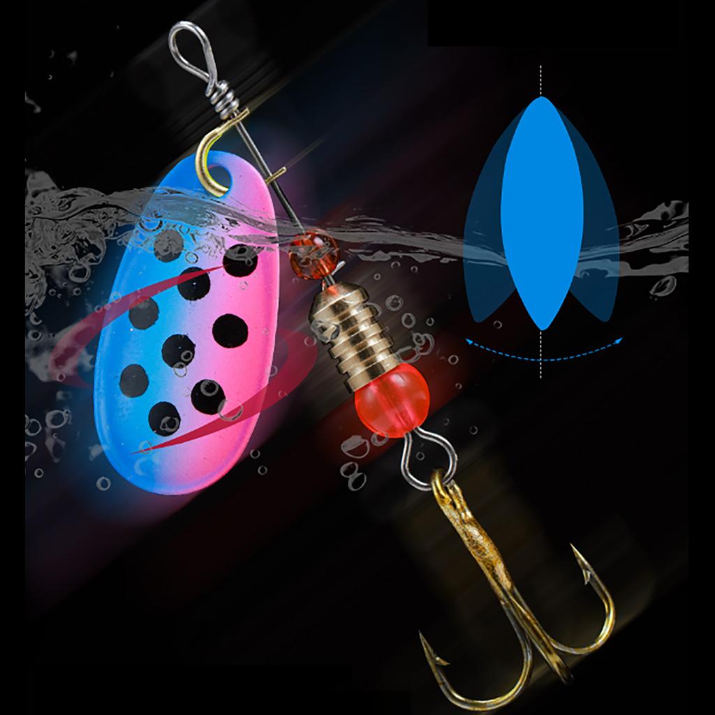 Набор из 10 шт. блесен для ловли форели с тройным крючком, блесна для форели, жесткие металлические приманки, рыболовные вертушки, жесткие приманки, крэнкбейты