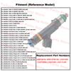 Fuel Injectors Valve For MAZDA 3 BK BL 2.0L/ 5 CR CW/ 6 GG GH MX-5 2005-2014 Nozzle Accessories FAW B70 L3G5-13-250 L3G213250A