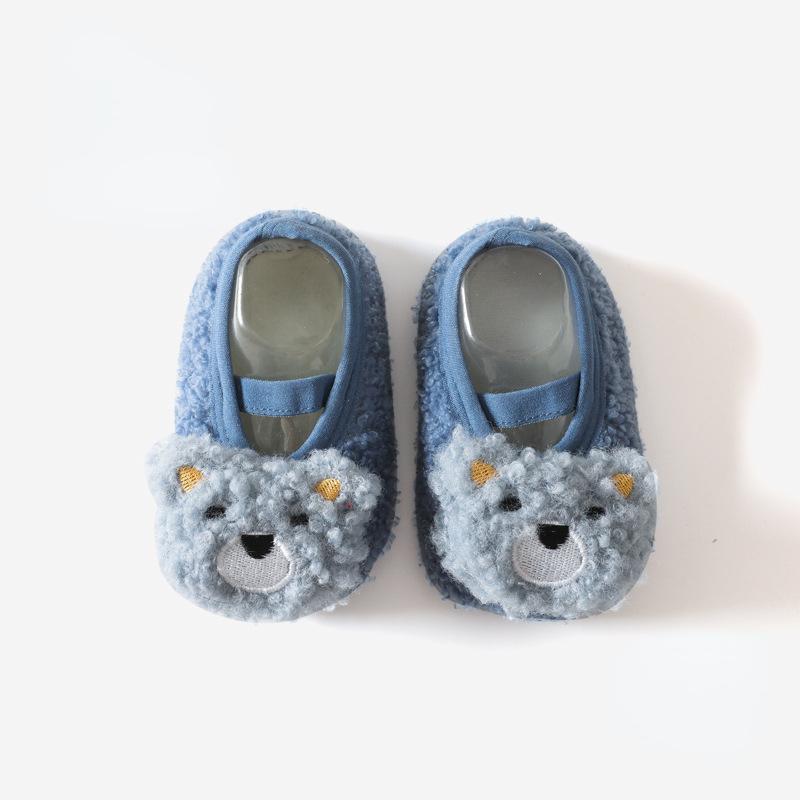Zapatillas Baby Walking Shoes Autumn Winter New Indoor Boy Floor Socks Soft Sole Girl Casual Shoes Plush Baby Shoes Zapatos Niña