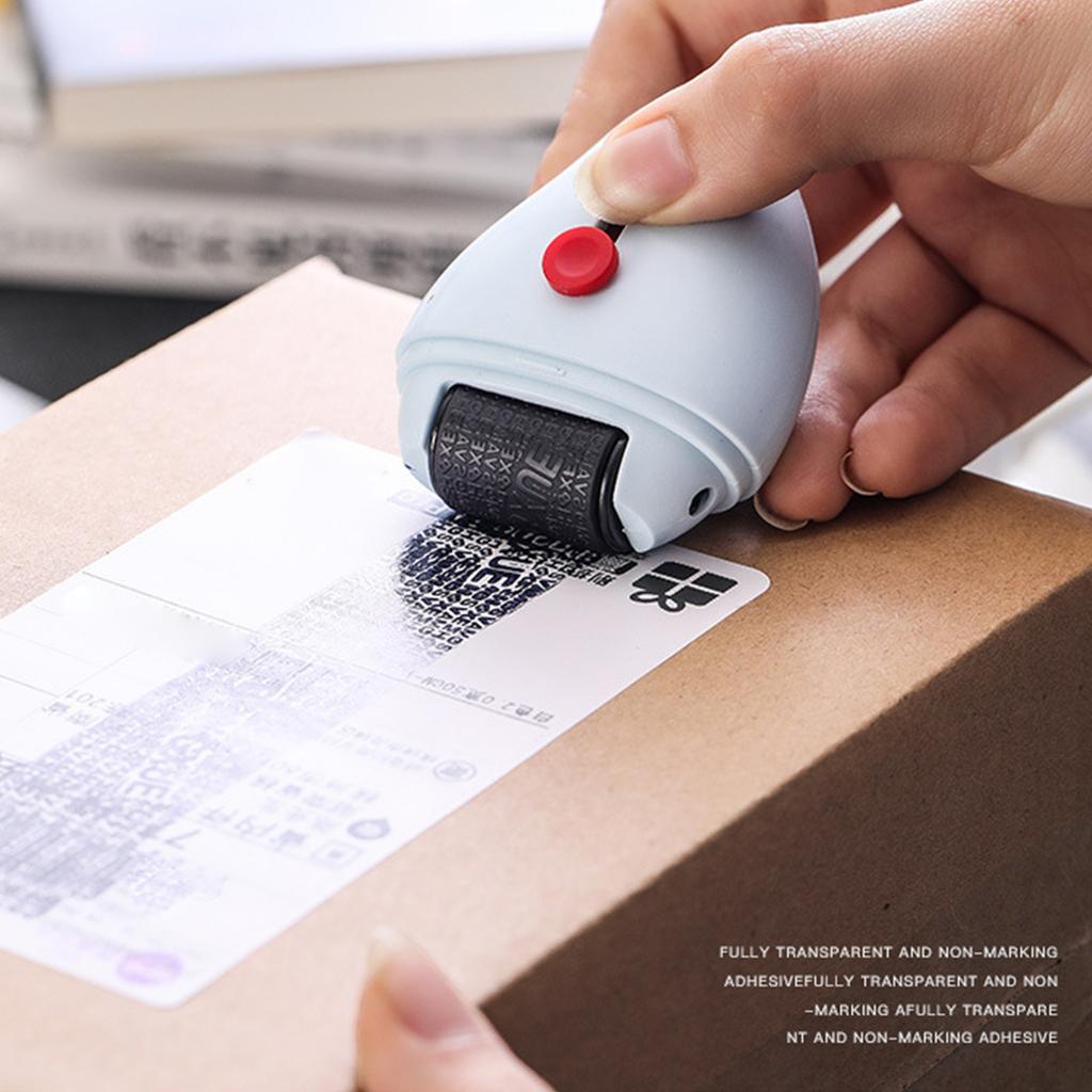 Роликовые штампы для защиты личных данных Эффективное покрытие Защита конфиденциальности Мини Портативный Нож для коробок для