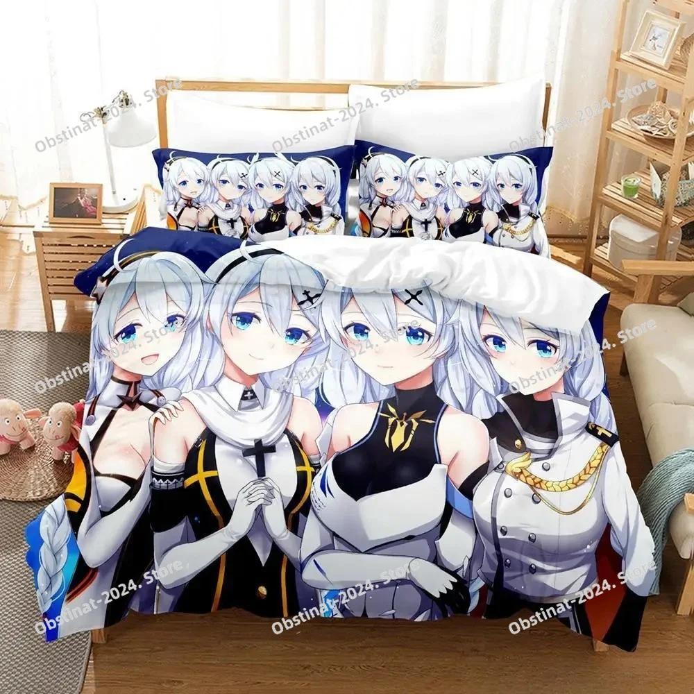 Новый 3D Аниме Honkai Impact 3rd Комплект постельного белья Печать С наволочкой Пододеяльник Мягкий Односпальный Двуспальный Queen Super King Размер